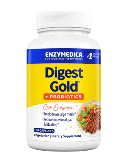 Digest Gold® +PROBIOTICS Default Category Enzymedica 180 Capsules 