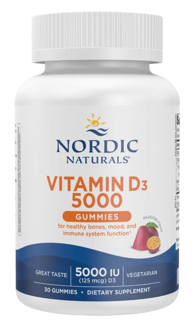 Vitamin D3 5000 Gummies Default Category Nordic Naturals 30 Gummies 