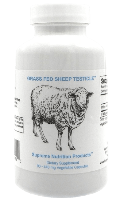Grass Fed and Finished New Zealand Sheep Testicle - 90 Capsules Default Category Supreme Nutrition 