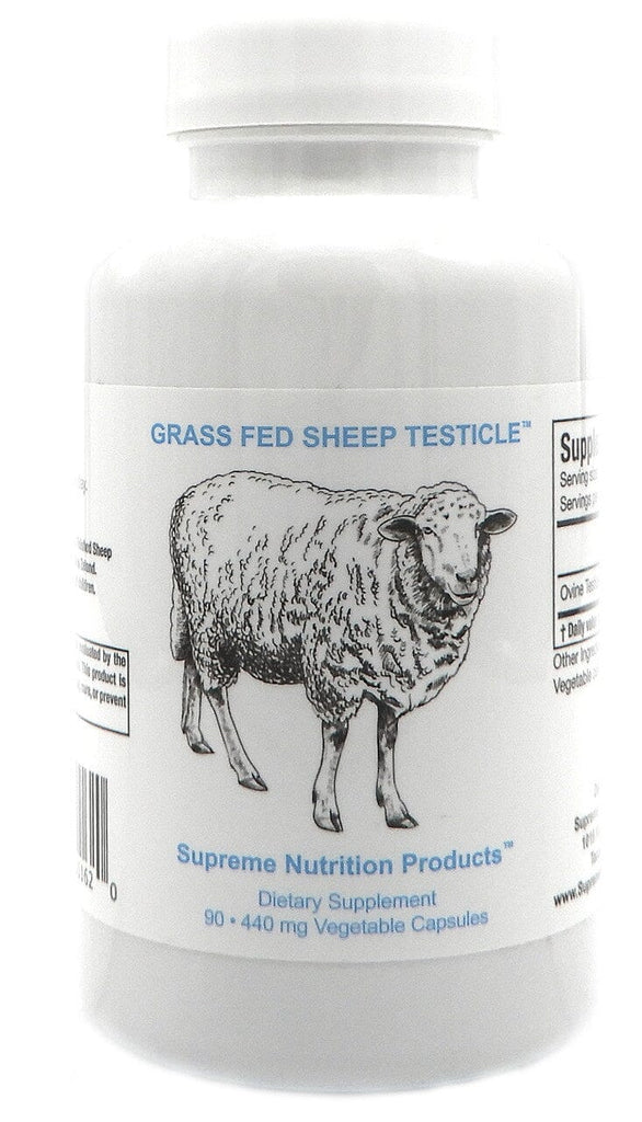 Grass Fed and Finished New Zealand Sheep Testicle - 90 Capsules Default Category Supreme Nutrition 