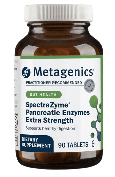 SpectraZyme® Pancreatic Enzymes Extra Strength (FormerlySpectraZyme® Pan 9x ES) - 90 Tablets Default Category Metagenics 