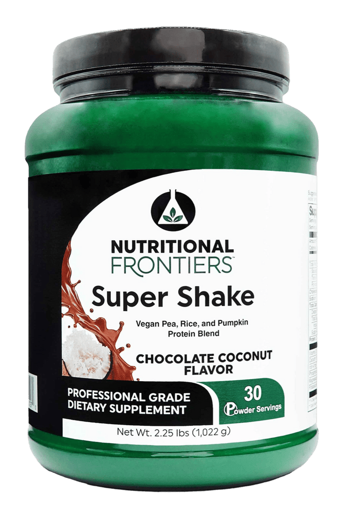 Super Shake - 30 Servings Default Category Nutritional Frontiers Chocolate Coconut 