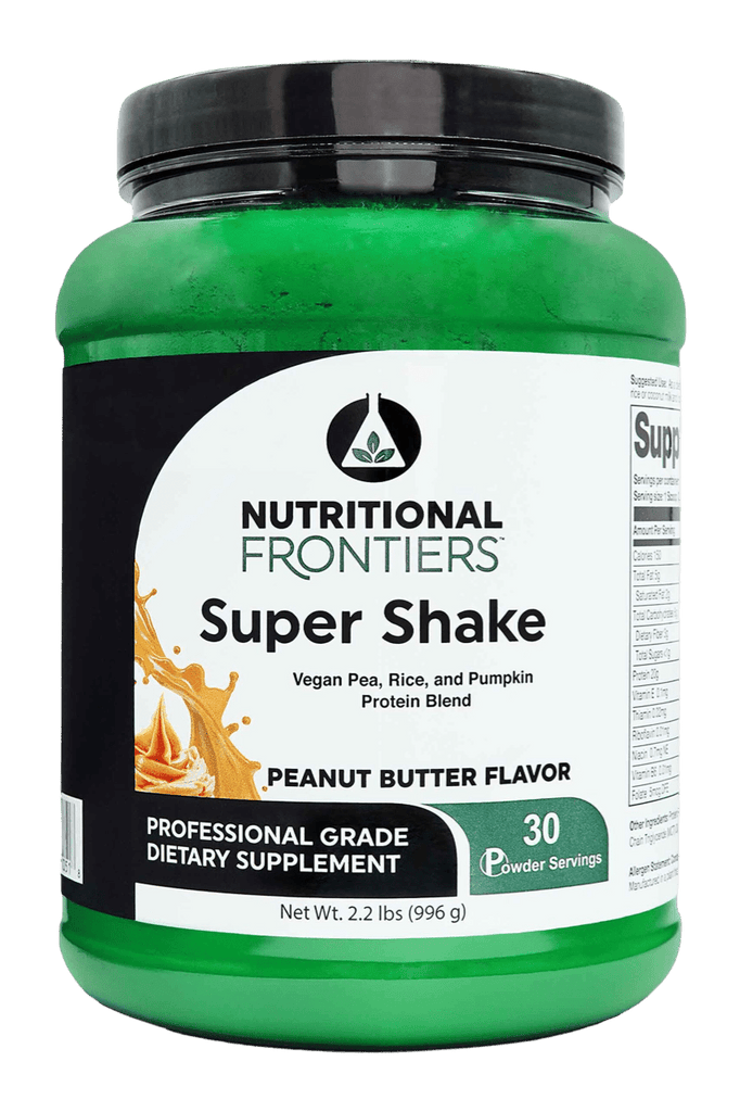 Super Shake - 30 Servings Default Category Nutritional Frontiers Peanut Butter 