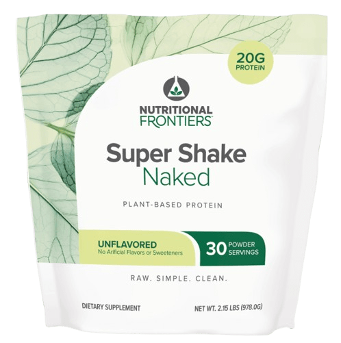 Super Shake - 30 Servings Default Category Nutritional Frontiers Naked (Unflavored) 