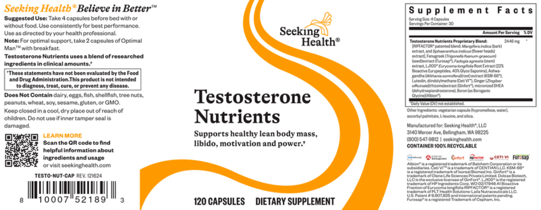 Testosterone Nutrients Default Category Seeking Health