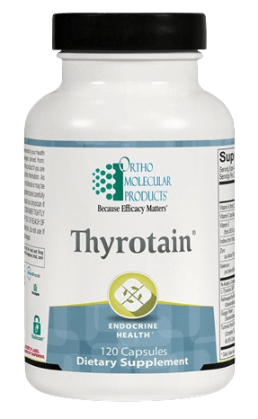 Thyrotain - 120 Capsules Default Category Ortho Molecular 