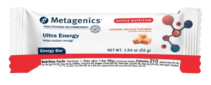 Ultra Energy Bars - 12 Pack Default Category Metagenics Caramel Sea Salt 