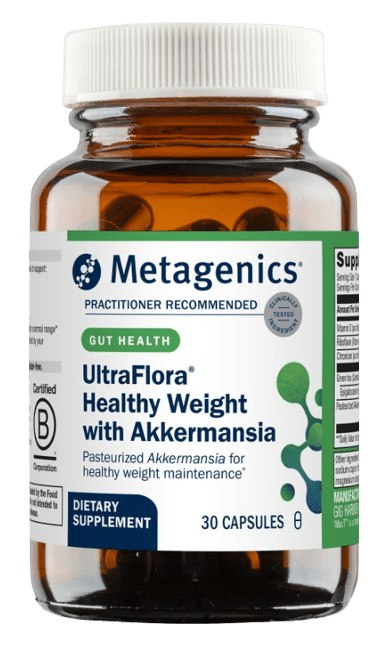 UltraFlora® Healthy Weight with Akkermansia Default Category Metagenics 30 Capsules 