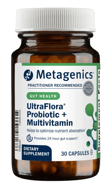 UltraFlora® Probiotic + Multivitamin Default Category Metagenics 30 Capsules 