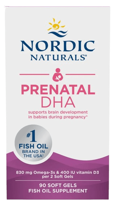 Prenatal DHA Default Category Nordic Naturals 90 Soft Gels Unflavored 