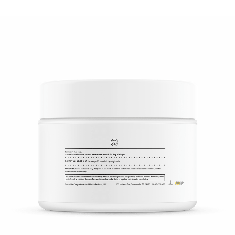 Basic X Powder Canine Basic Nutrients Powder - 90 Scoops | Healthy Habits Living