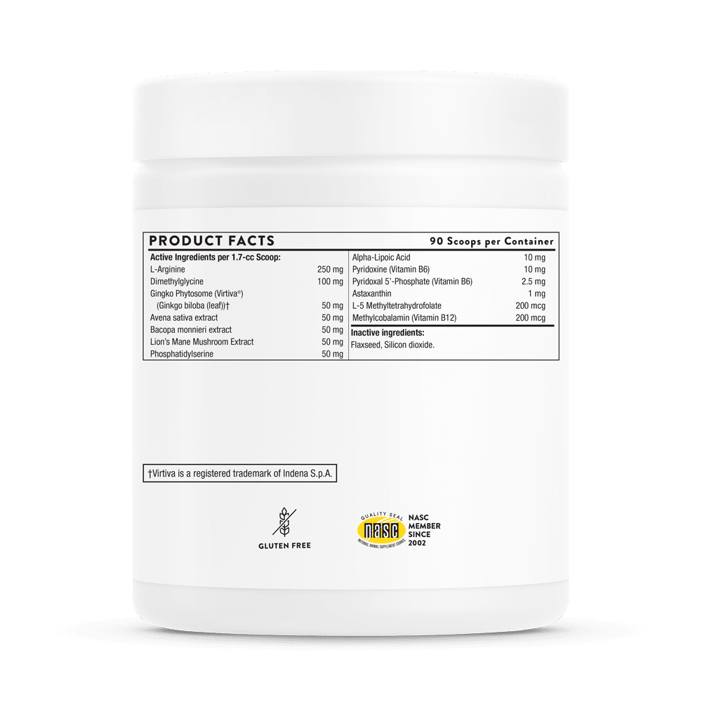 Canine Cognitive Support Powder - 90 Scoops | Healthy Habits Living
