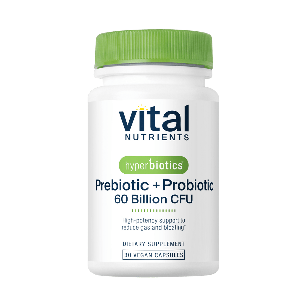 Hyperbiotics Prebiotic + Probiotic 60 Billion CFU Default Category Vital Nutrients 30 Capsules 