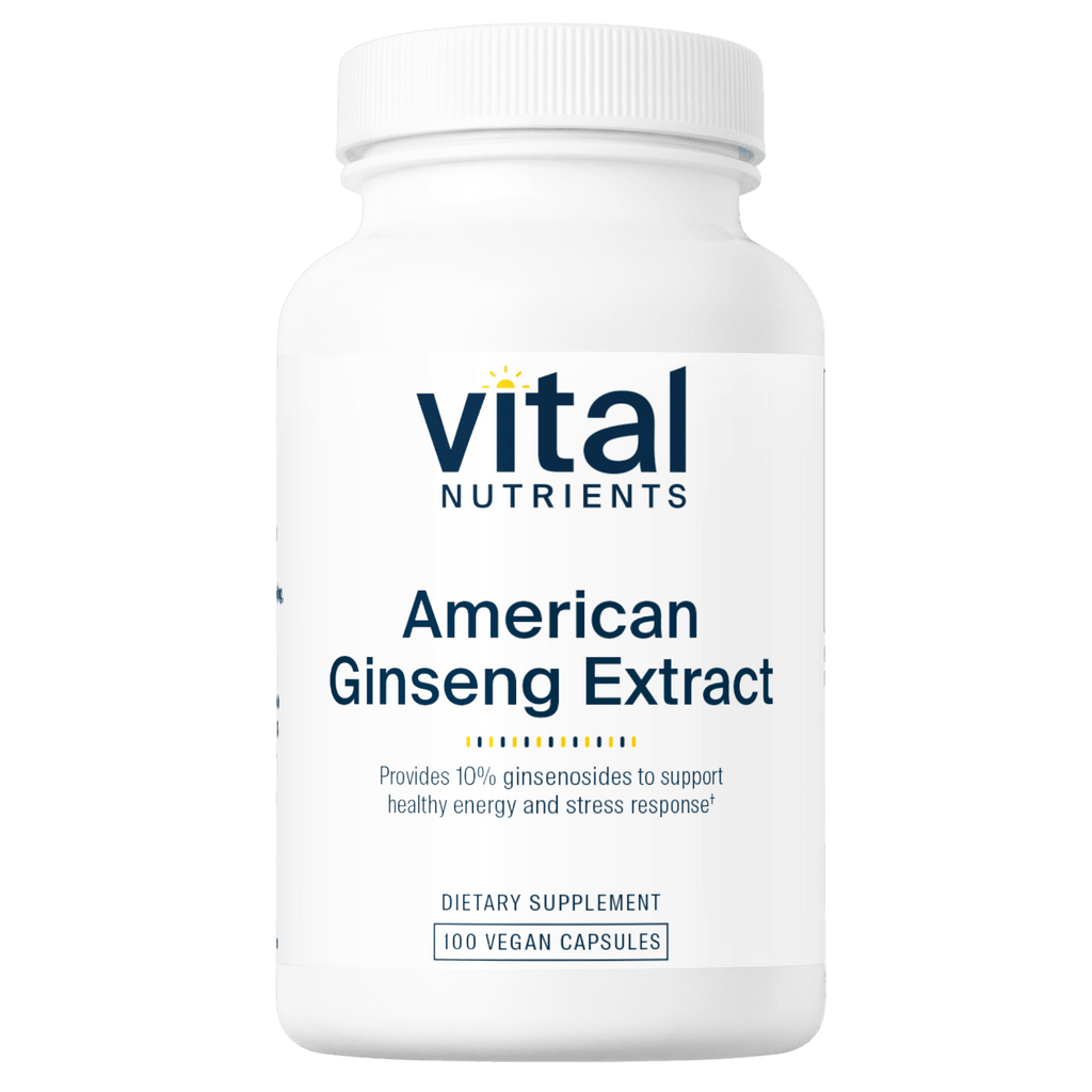 American Ginseng Extract 250mg - 100 Capsules Default Category Vital Nutrients 