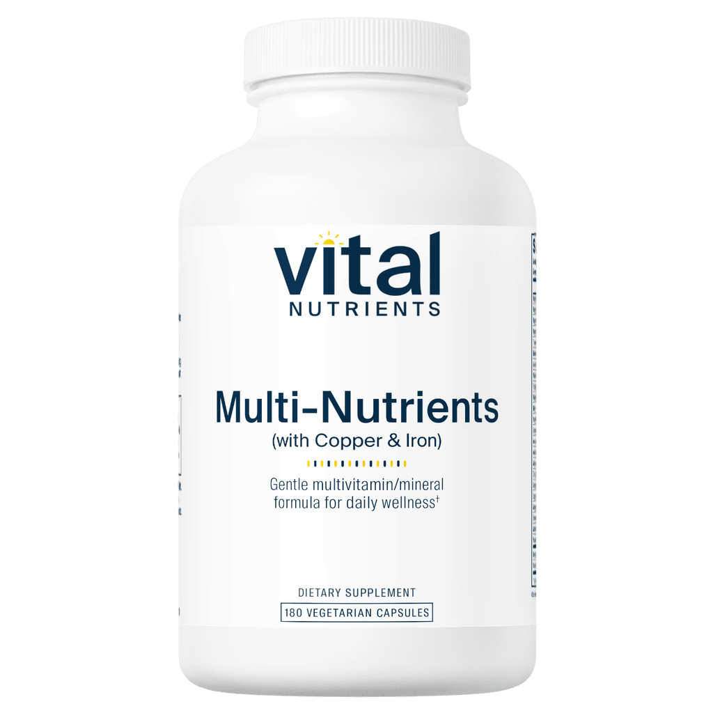 Multi-Nutrients Citrate/Malate Formula (with Copper & Iron) - 180 Capsules Default Category Vital Nutrients 
