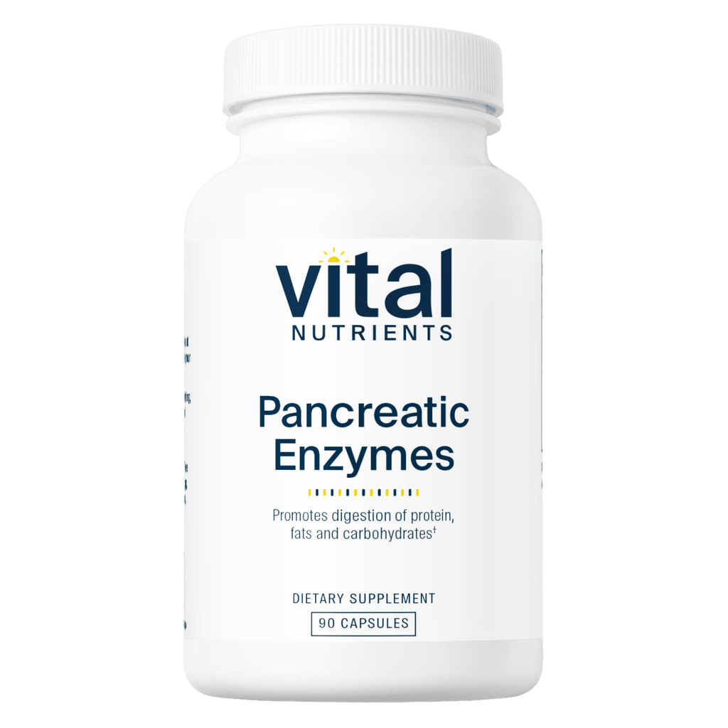 Pancreatic Enzymes 1,000mg Default Category Vital Nutrients 90 Capsules 