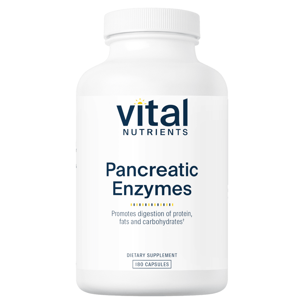 Pancreatic Enzymes 1,000mg Default Category Vital Nutrients 180 Capsules 