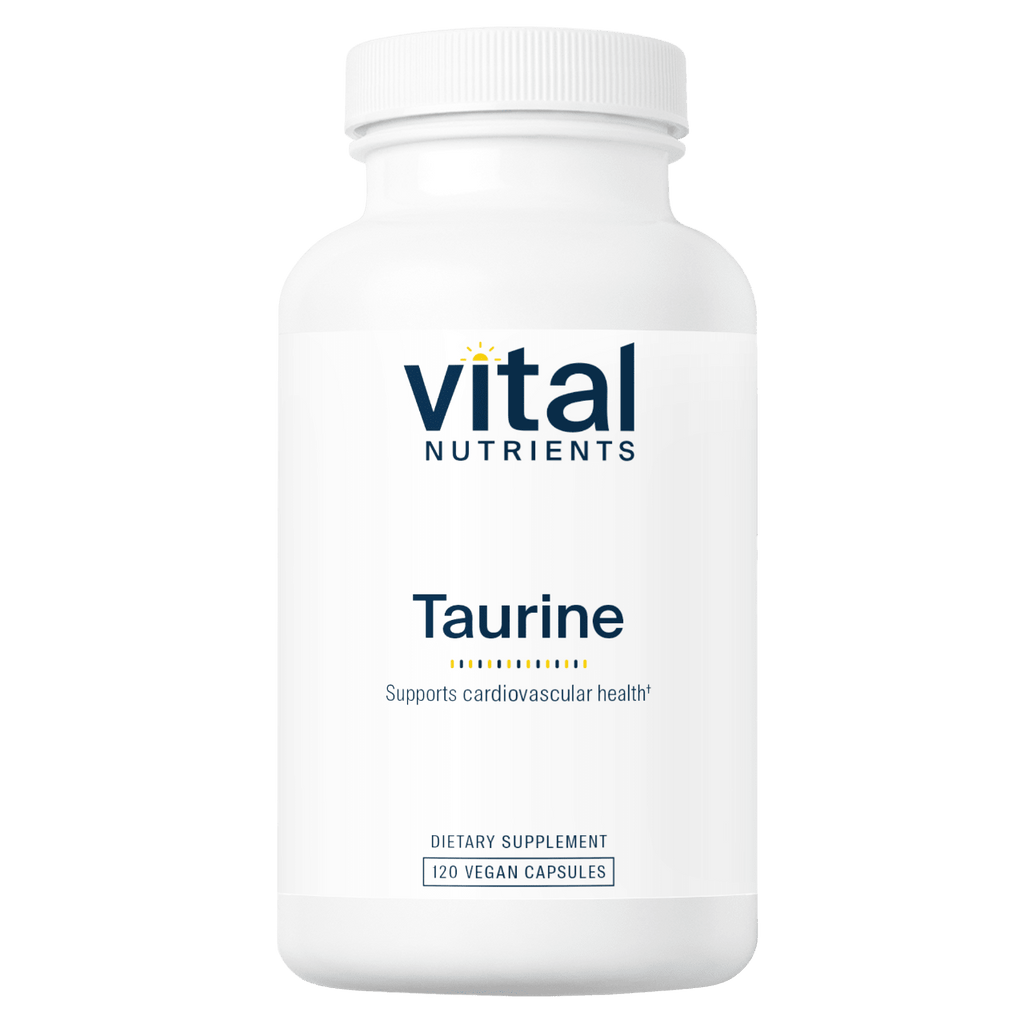 Taurine - 120 Capsules Default Category Vital Nutrients 