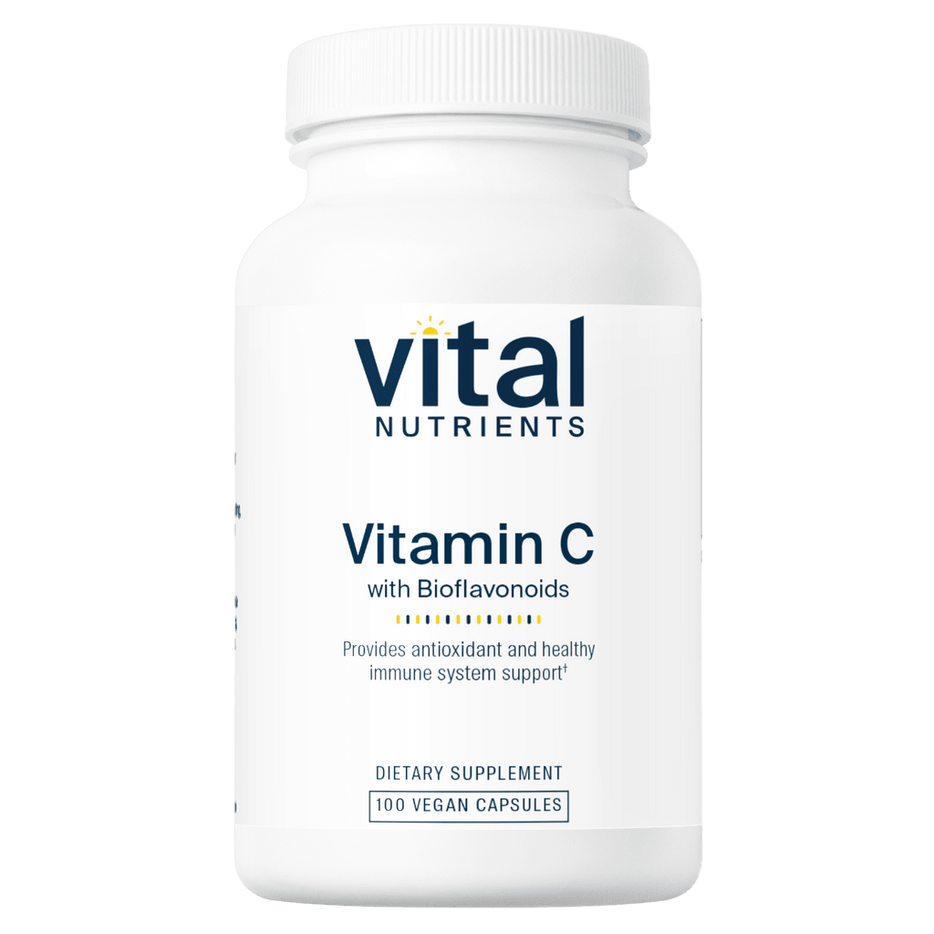 Vitamin C with Bioflavonoids Default Category Vital Nutrients 100 Capsules 