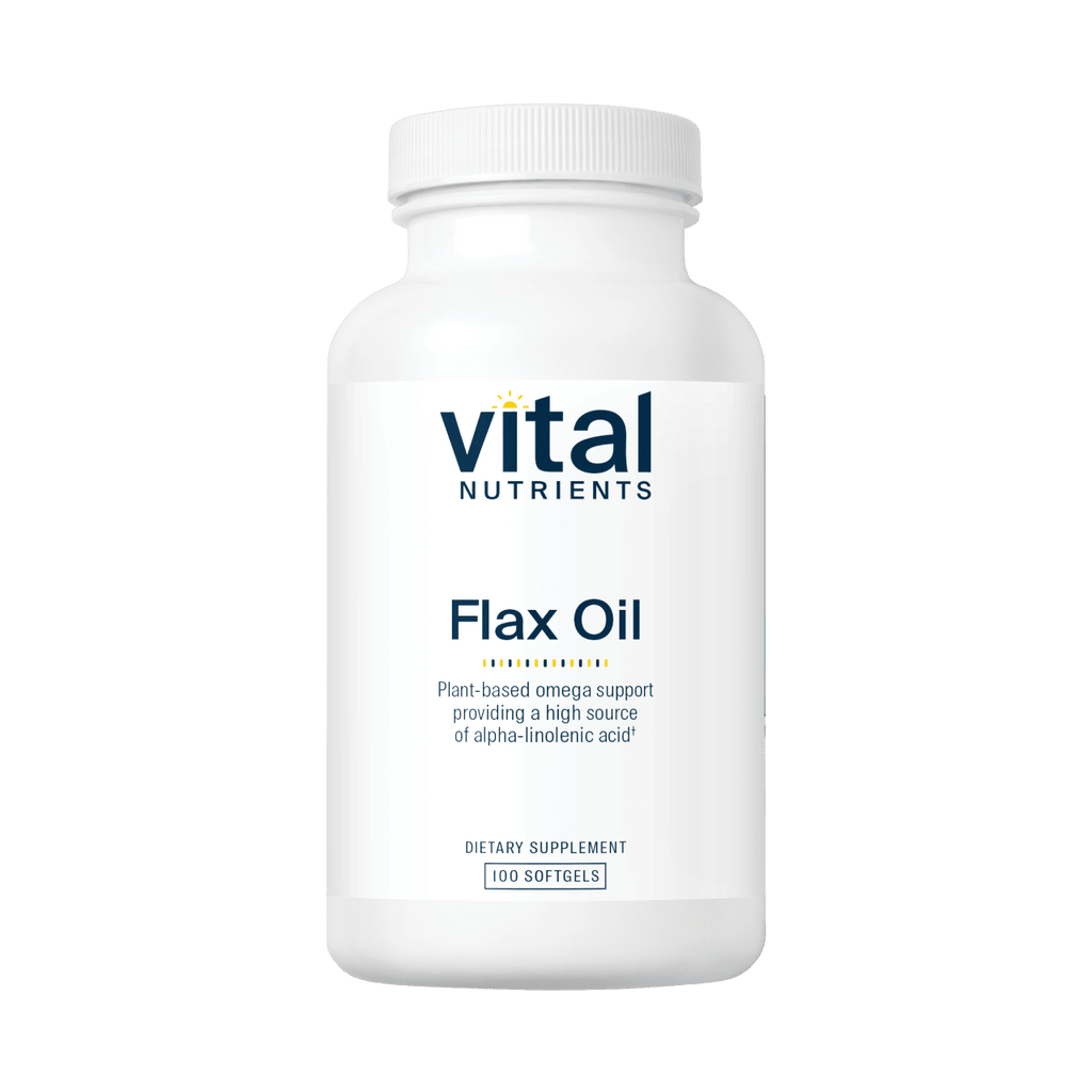 Flax Oil - 100 Softgels Default Category Vital Nutrients 
