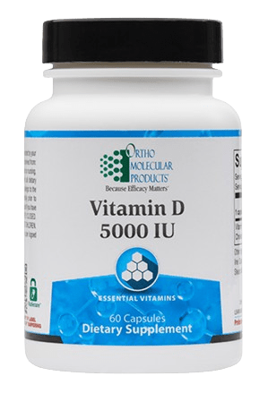 Vitamin D 5,000 IU Default Category Ortho Molecular 60 Capsules 