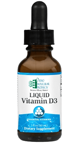 Liquid Vitamin D3 - 1 oz Default Category Ortho Molecular 