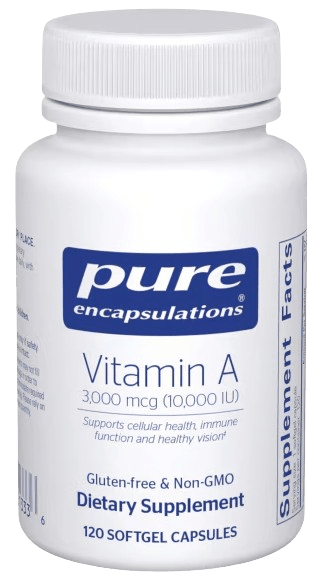 Vitamin A 10,000 IU - 120 Capsules Default Category Pure Encapsulations 