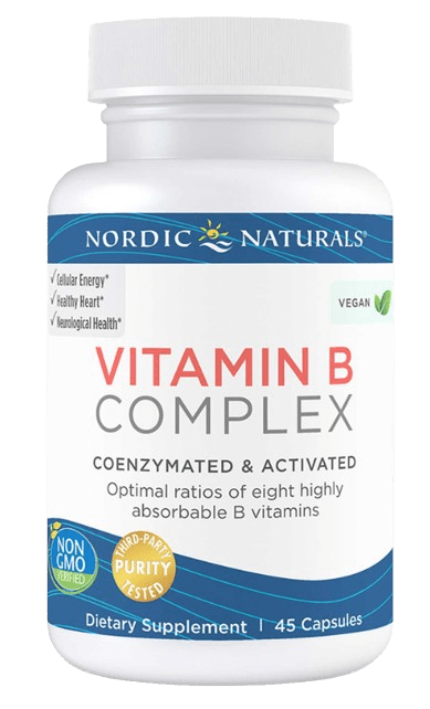 Vitamin B Complex - 45 Vegetable Capsules Default Category Nordic Naturals 