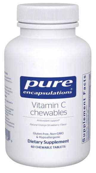Vitamin C Chewables - 60 Tablets Default Category Pure Encapsulations 