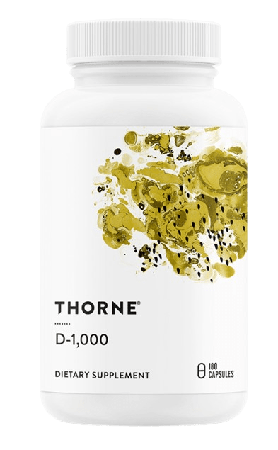 Vitamin D-1,000 Default Category Thorne 180 Capsules 