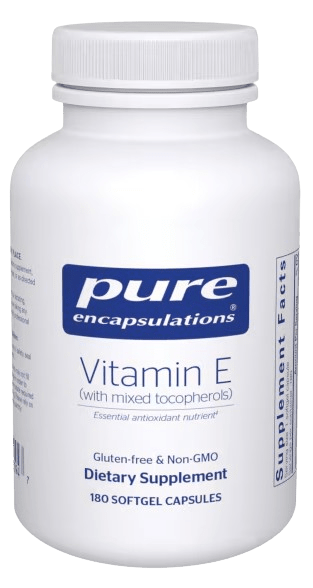 Vitamin E (with mixed tocopherols) Default Category Pure Encapsulations 180 Capsules 