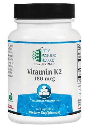 Vitamin K2 180 mcg Default Category Ortho Molecular 60 Capsules 
