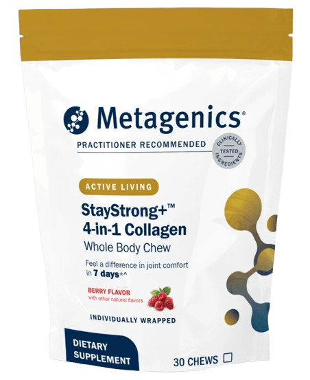 StayStrong+ 4-in-1 Collagen Whole Body Chew Default Category Metagenics 30 Soft Chews 
