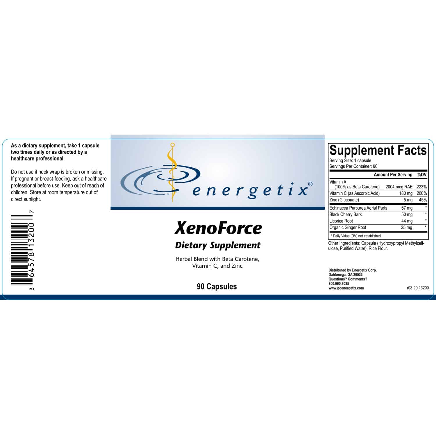 XenoForce - 90 Capsules – Healthy Habits Living