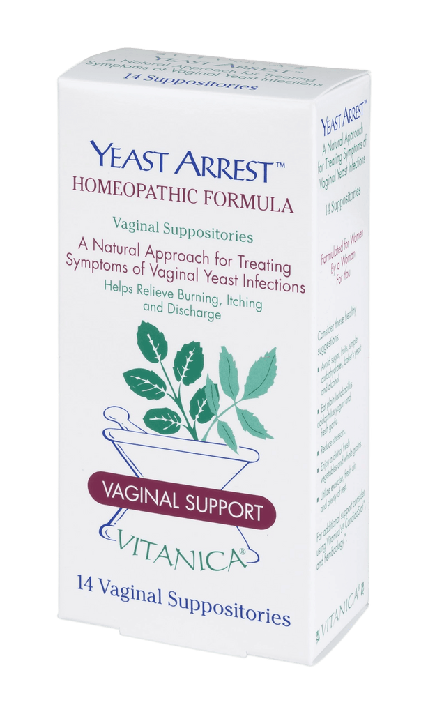 Yeast Arrest® Default Category Vitanica 14 Suppositories 
