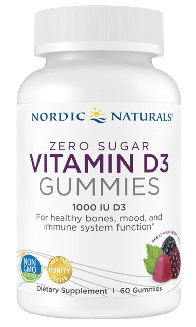 Zero Sugar Vitamin D3 - 60 Gummies Default Category Nordic Naturals 