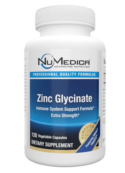 Zinc Glycinate - 120 Capsules Default Category Numedica 