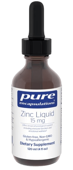 Zinc Liquid 15 mg - 120 ml Default Category Pure Encapsulations 