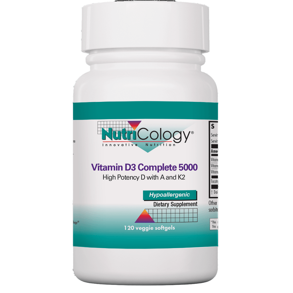 Vitamin D3 Complete 5000 Default Category Nutricology 120 Softgels 