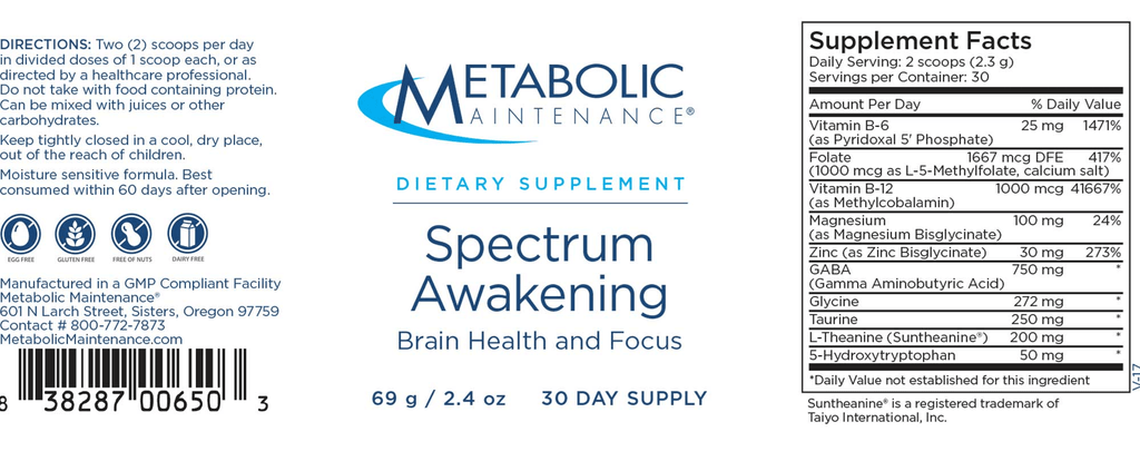 Spectrum Awakening - 30 Servings | Healthy Habits Living