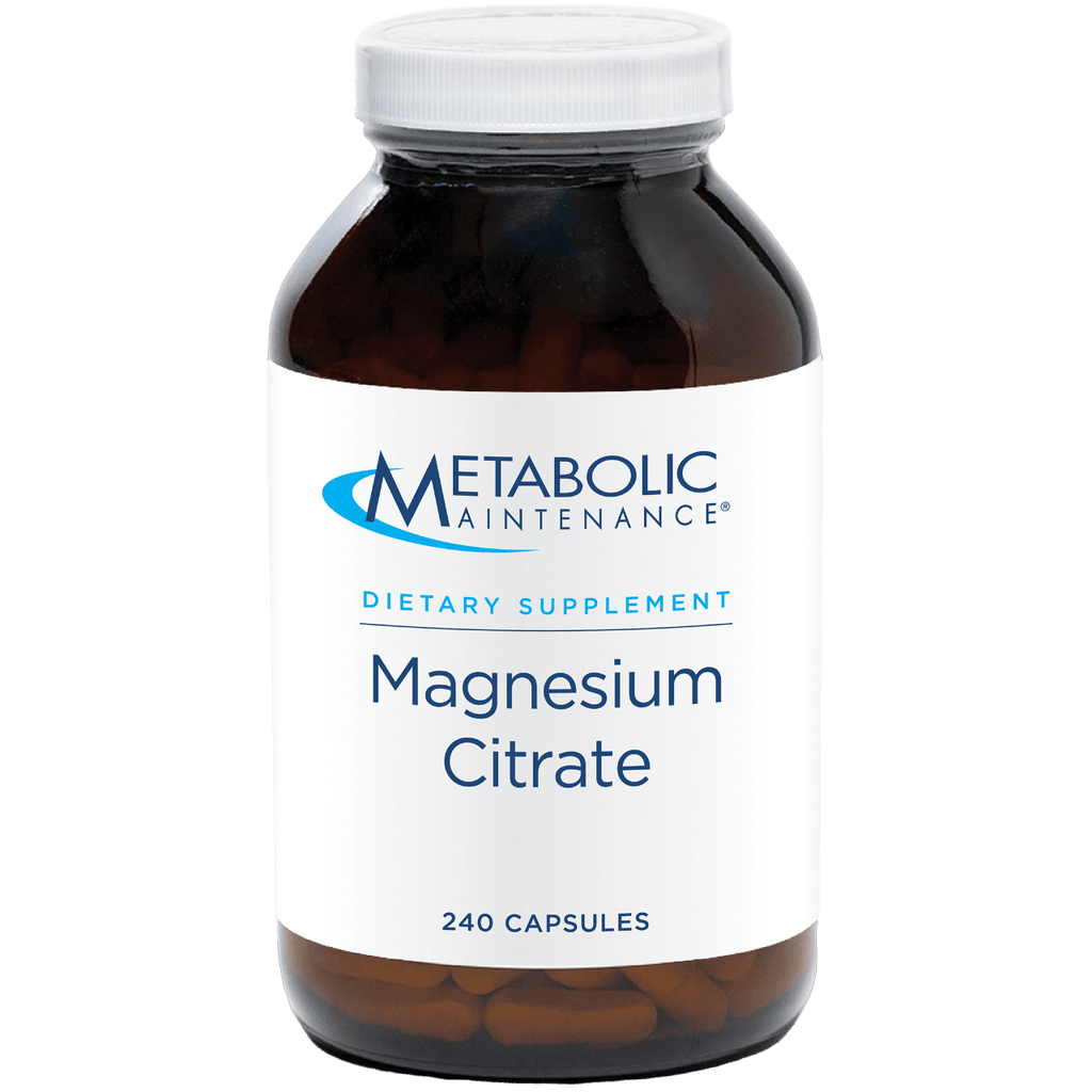 Magnesium Citrate Default Category Metabolic Maintenance 240 Capsules 