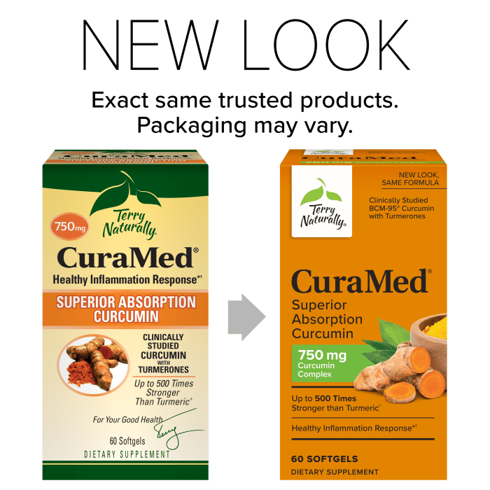 Curamed CuraMed 750 mg (Curcumin) | Healthy Habits Living
