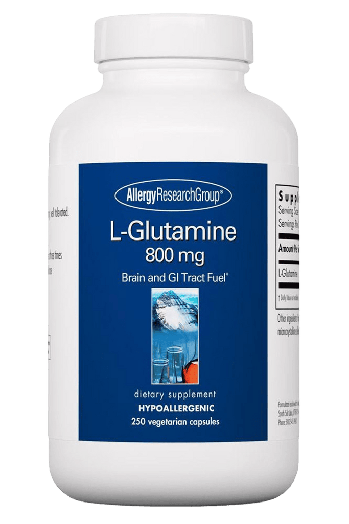 L-Glutamine 800 mg - 250 Capsules Default Category Allergy Research Group 