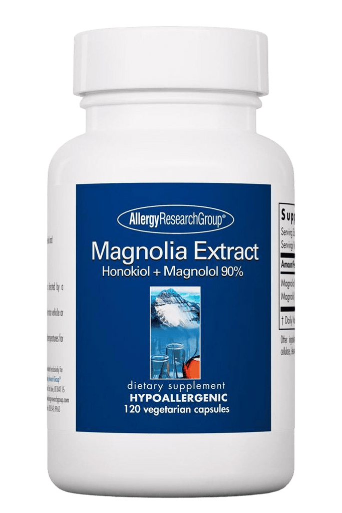 Magnolia Extract Honokiol + Magnolol 90% - 120 Capsules Default Category Allergy Research Group 