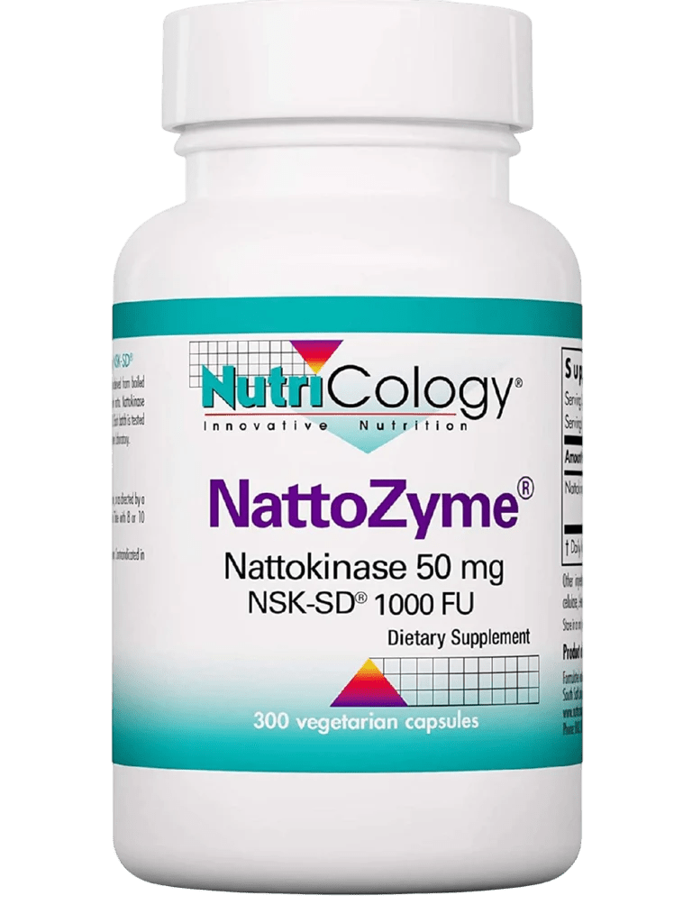 NattoZyme® Nattokinase 50 mg NSK-SD® 1000 FU Default Category Nutricology 300 vegetarian capsules 