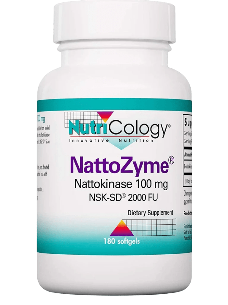 NattoZyme® Nattokinase 100 mg NSK-SD® Default Category Nutricology 180 capsules 