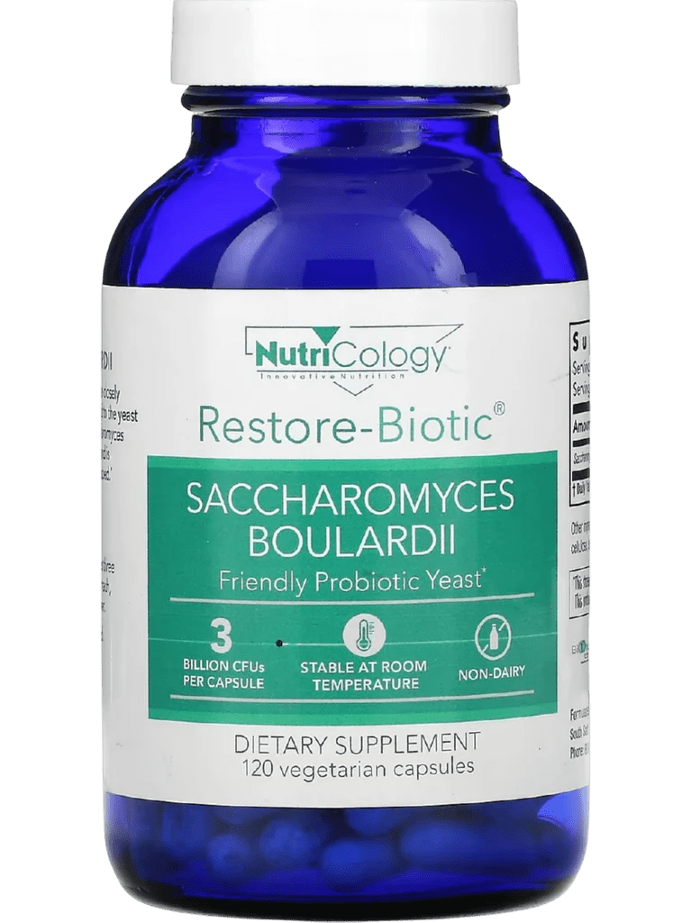 Restore-Biotic® Saccharomyces boulardii Default Category Nutricology 120 Capsules 