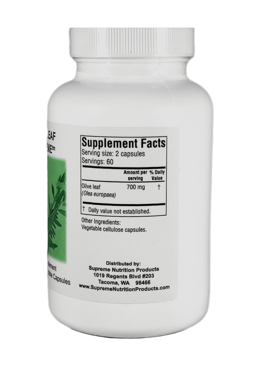 Olive Leaf Supreme™ 120 Capsules Healthy Habits Living
