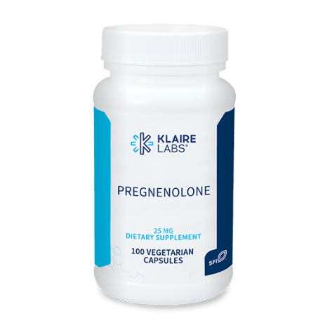 Pregnenolone (25 mg) - 100 Capsules Default Category Klaire Labs 