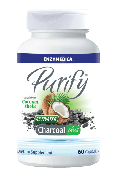 Purify Activated Charcoal Plus - 60 Capsules Default Category Enzymedica 